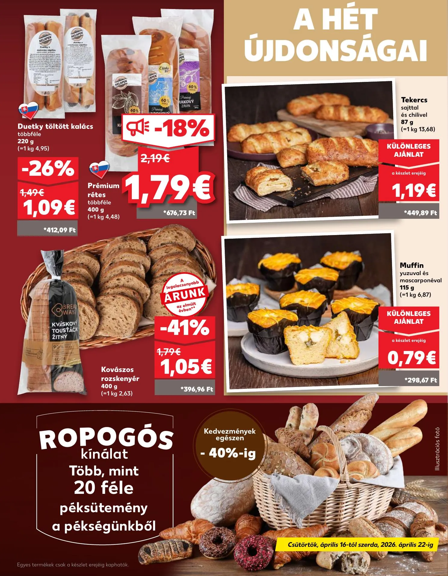 Kaufland akciós újság Losonc Rozsnyo Toketerebes Nagykurtos 04.16–04.22 – 7. oldal