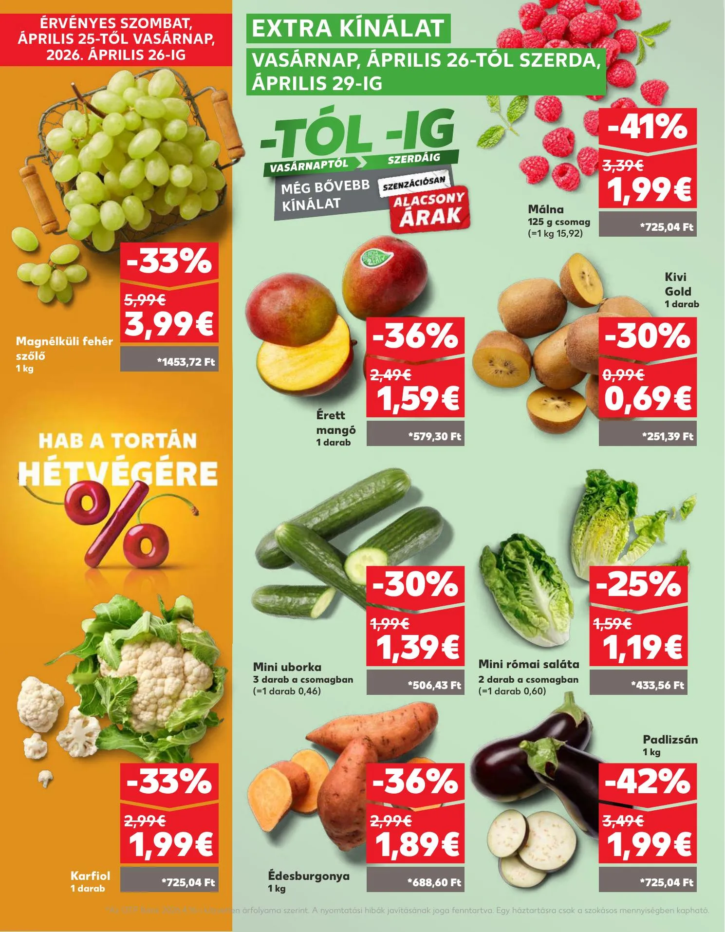 Kaufland akciós újság Losonc Rozsnyo Toketerebes Nagykurtos 04.23–04.29 – 30. oldal