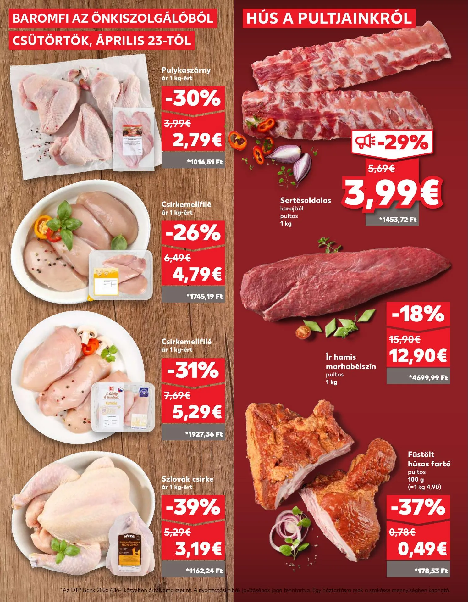 Kaufland akciós újság Losonc Rozsnyo Toketerebes Nagykurtos 04.23–04.29 – 8. oldal