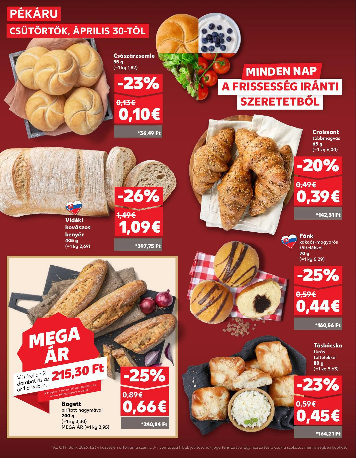 Kaufland akciós újság Losonc Rozsnyo Toketerebes Nagykurtos 04.30–05.06 – 12. oldal