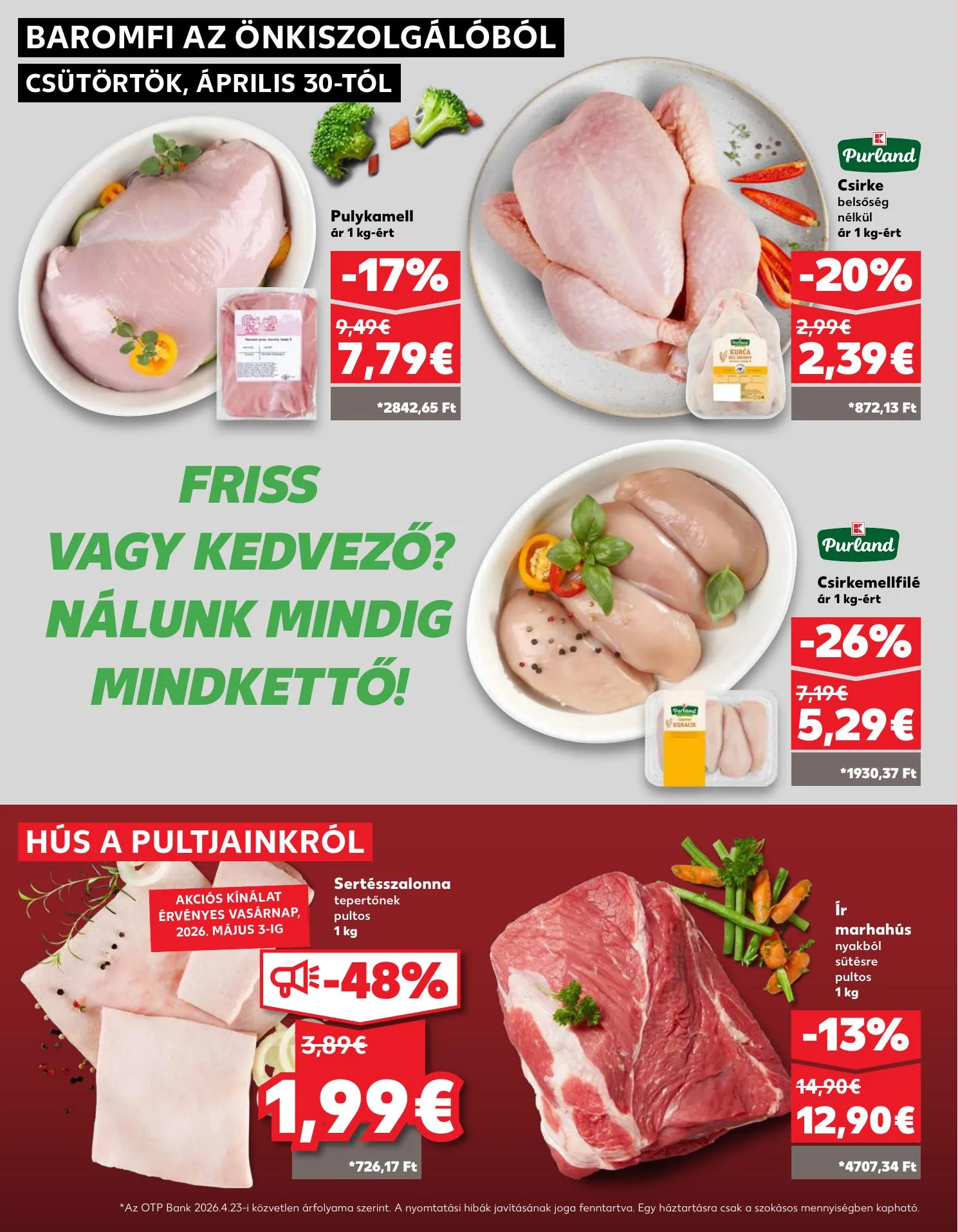 Kaufland akciós újság Losonc Rozsnyo Toketerebes Nagykurtos 04.30–05.06 – 14. oldal