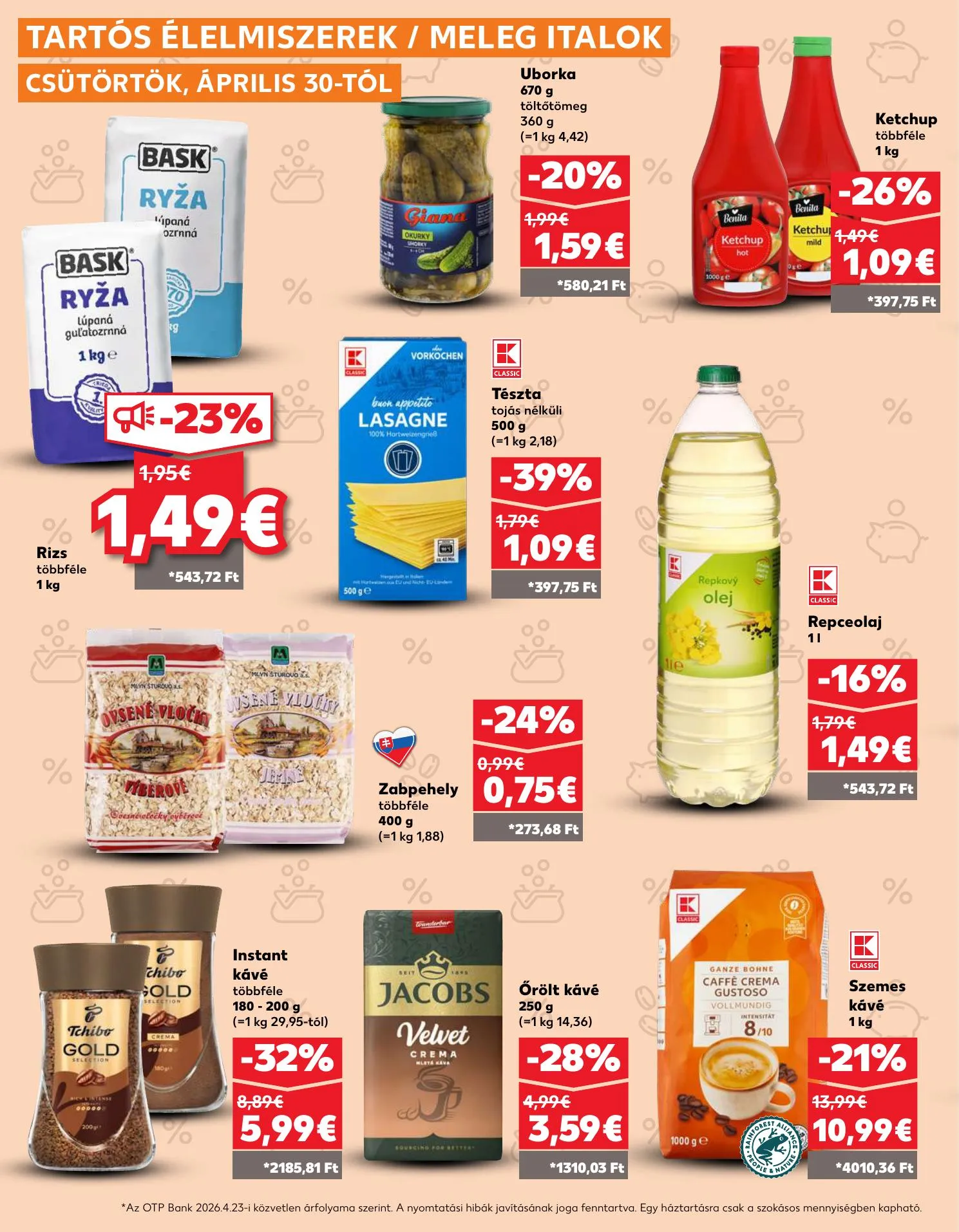 Kaufland akciós újság Losonc Rozsnyo Toketerebes Nagykurtos 04.30–05.06 – 24. oldal
