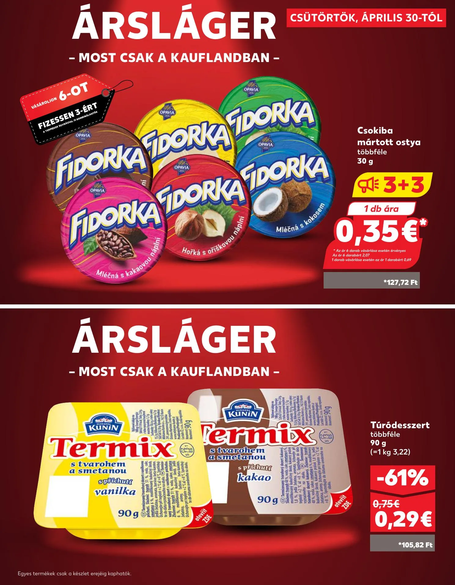 Kaufland akciós újság Losonc Rozsnyo Toketerebes Nagykurtos 04.30–05.06 – 3. oldal