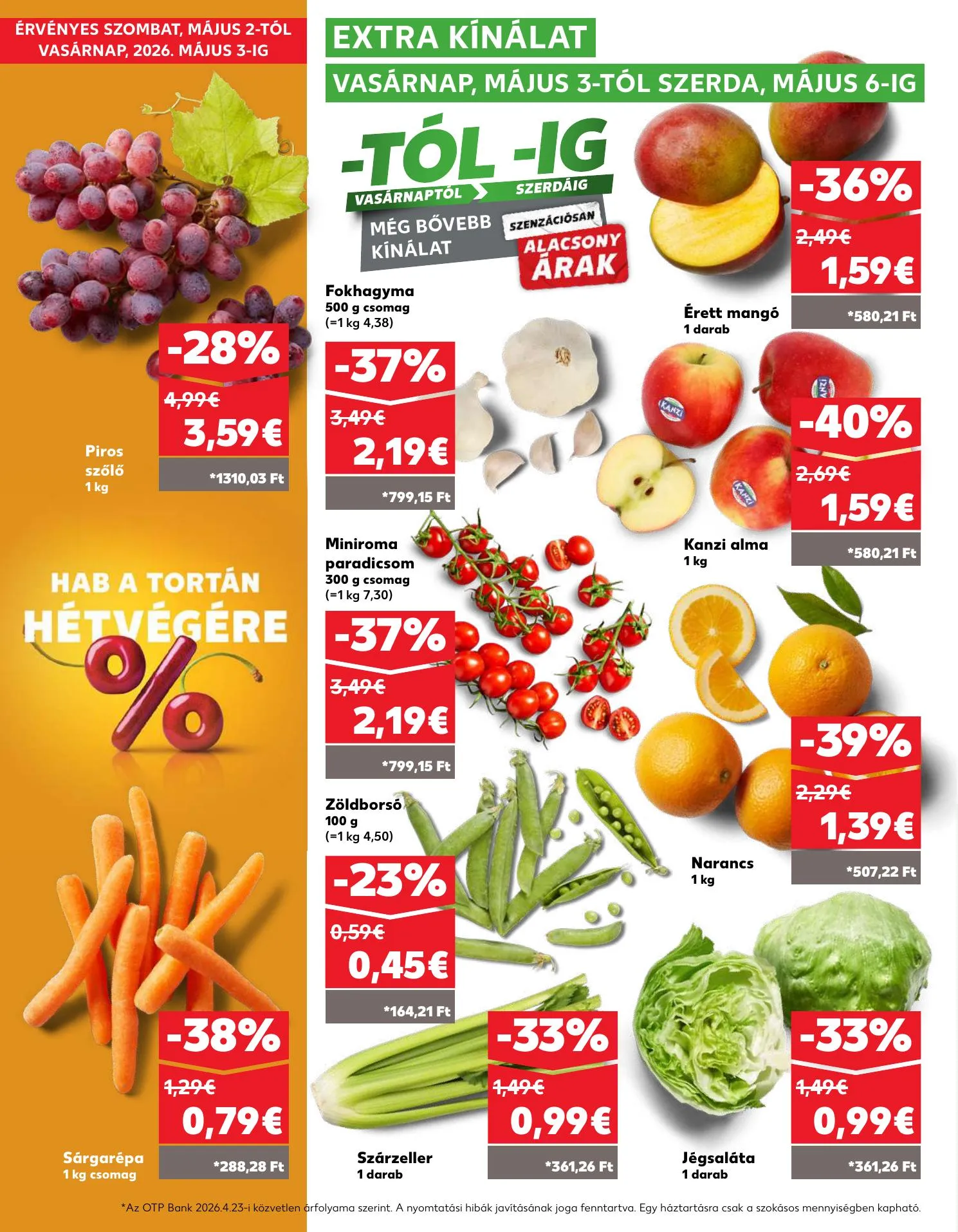 Kaufland akciós újság Losonc Rozsnyo Toketerebes Nagykurtos 04.30–05.06 – 30. oldal