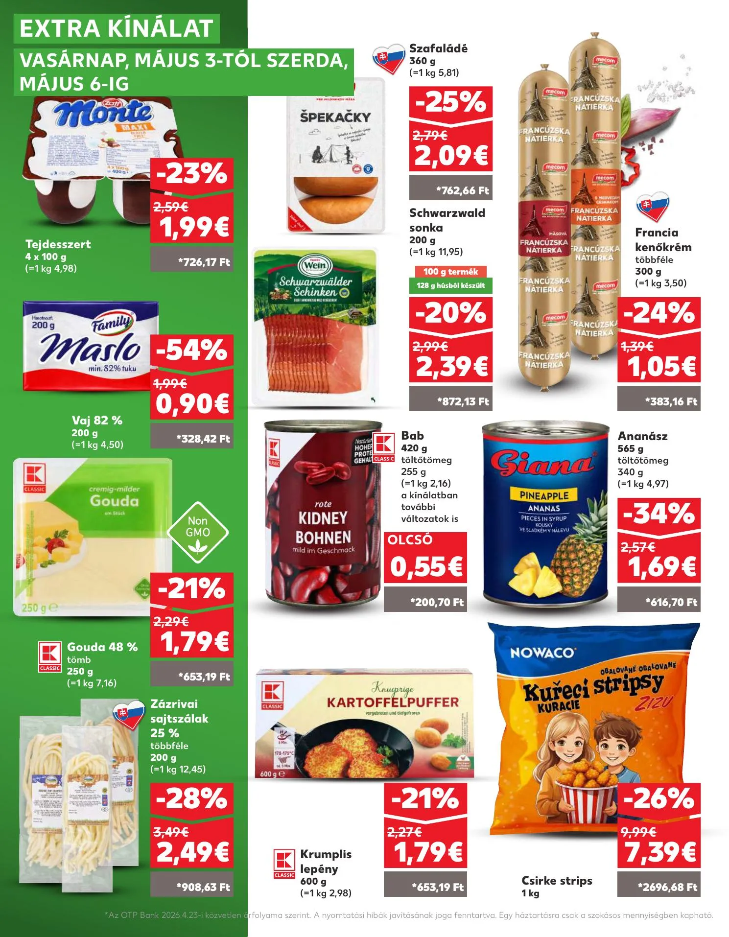 Kaufland akciós újság Losonc Rozsnyo Toketerebes Nagykurtos 04.30–05.06 – 32. oldal