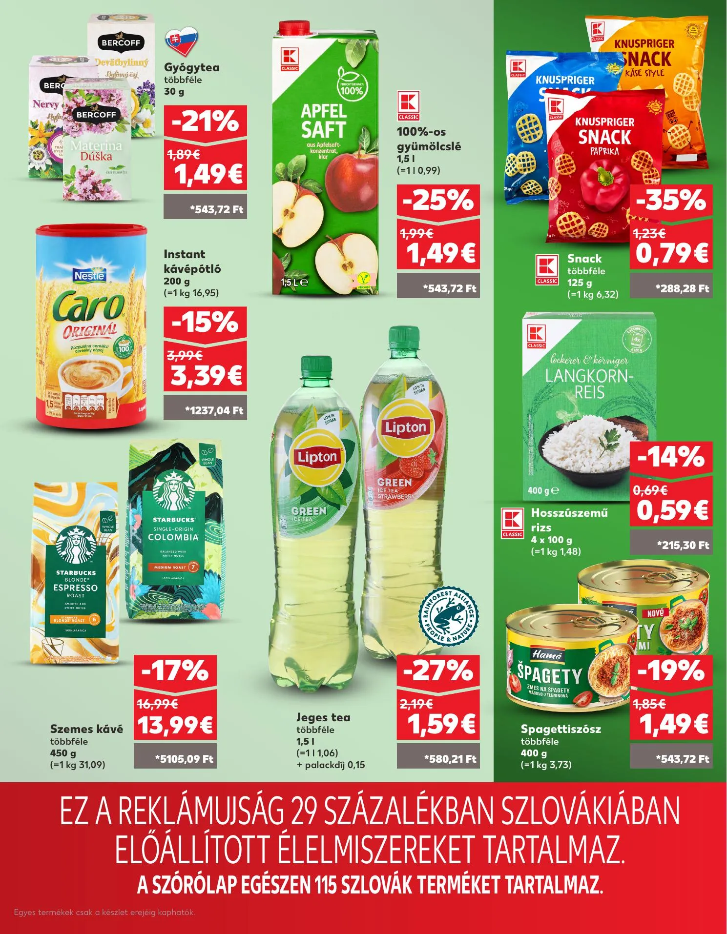 Kaufland akciós újság Losonc Rozsnyo Toketerebes Nagykurtos 04.30–05.06 – 33. oldal