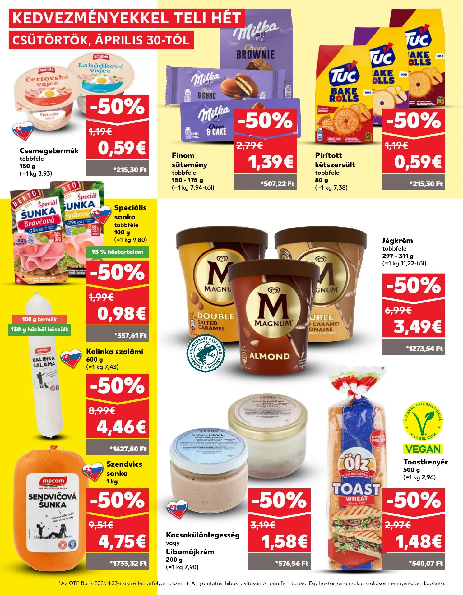 Kaufland akciós újság Losonc Rozsnyo Toketerebes Nagykurtos 04.30–05.06 – 6. oldal