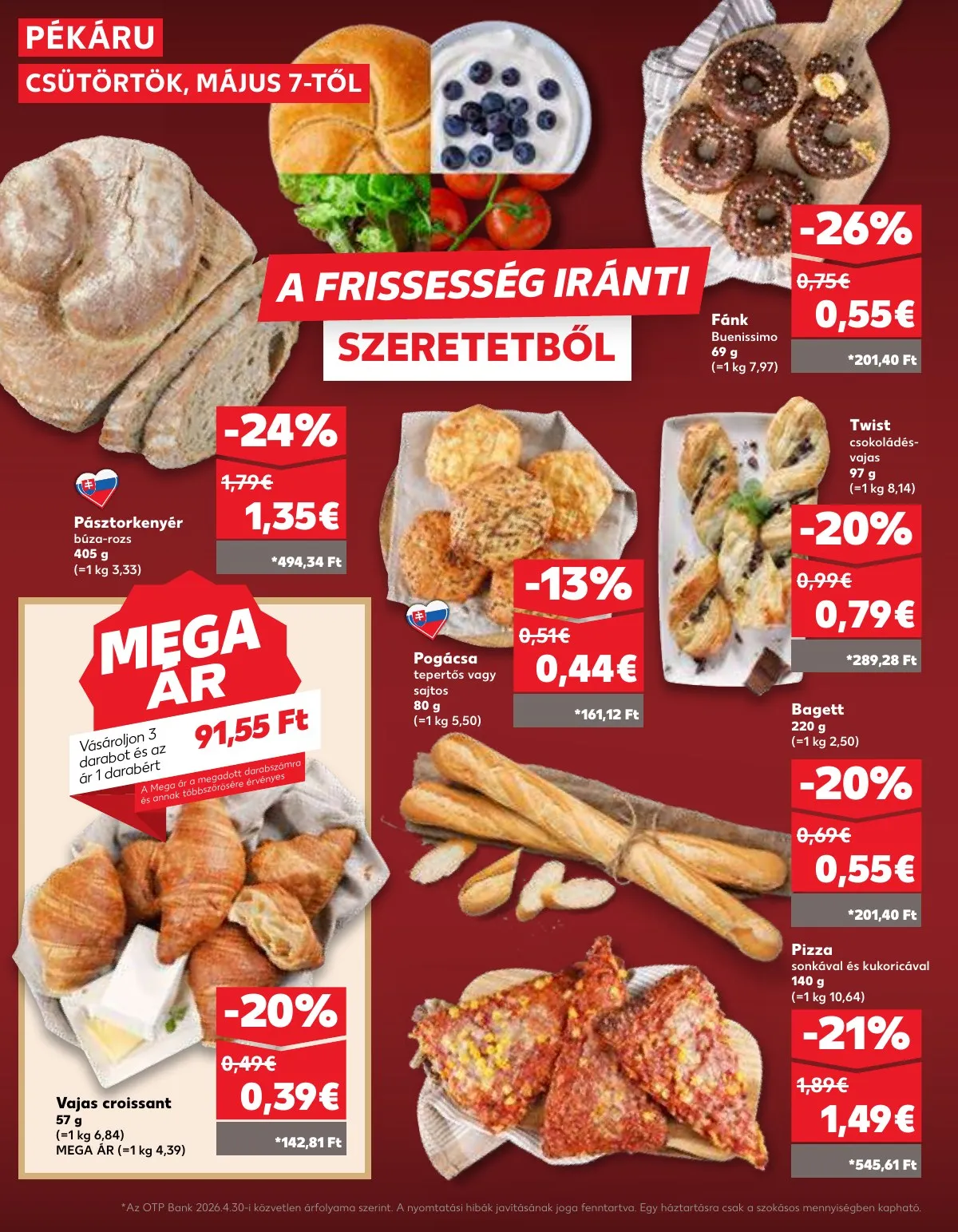 Kaufland akciós újság Losonc Rozsnyo Toketerebes Nagykurtos 05.07–05.13 – 14. oldal