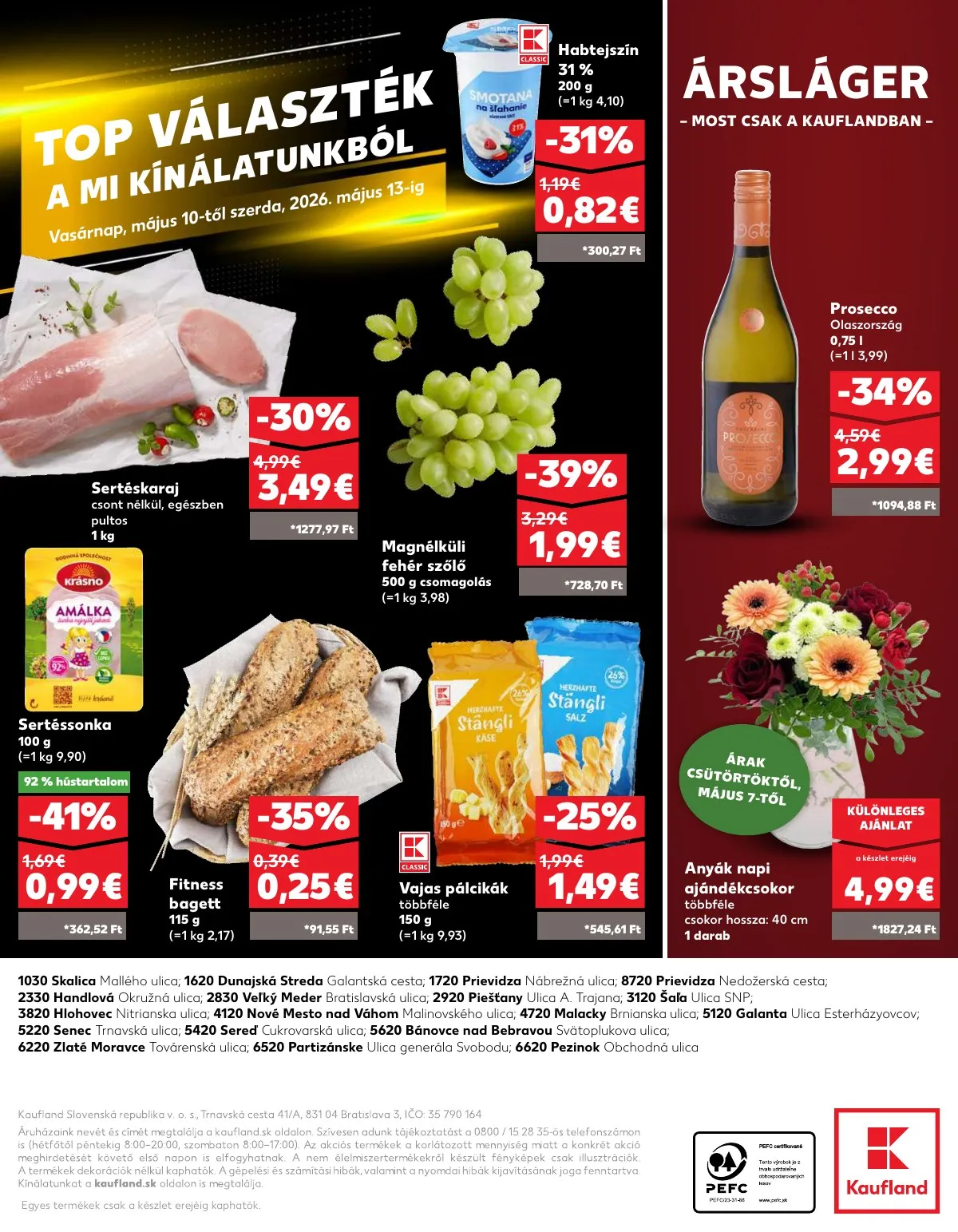 Kaufland akciós újság Losonc Rozsnyo Toketerebes Nagykurtos 05.07–05.13 – 34. oldal