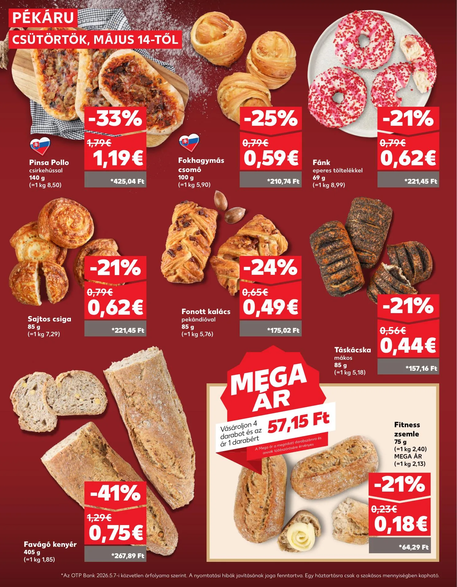 Kaufland akciós újság Losonc Rozsnyo Toketerebes Nagykurtos 05.14–05.20 – 6. oldal