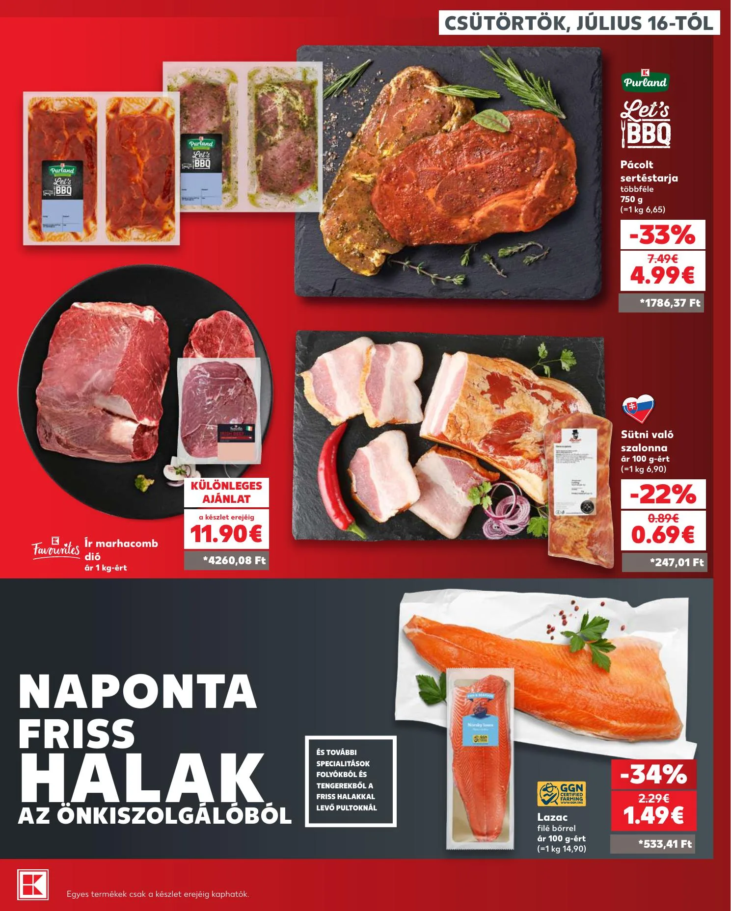Kaufland akciós újság Losonc Rozsnyo Toketerebes Nagykurtos 07.16–07.22 – 13. oldal