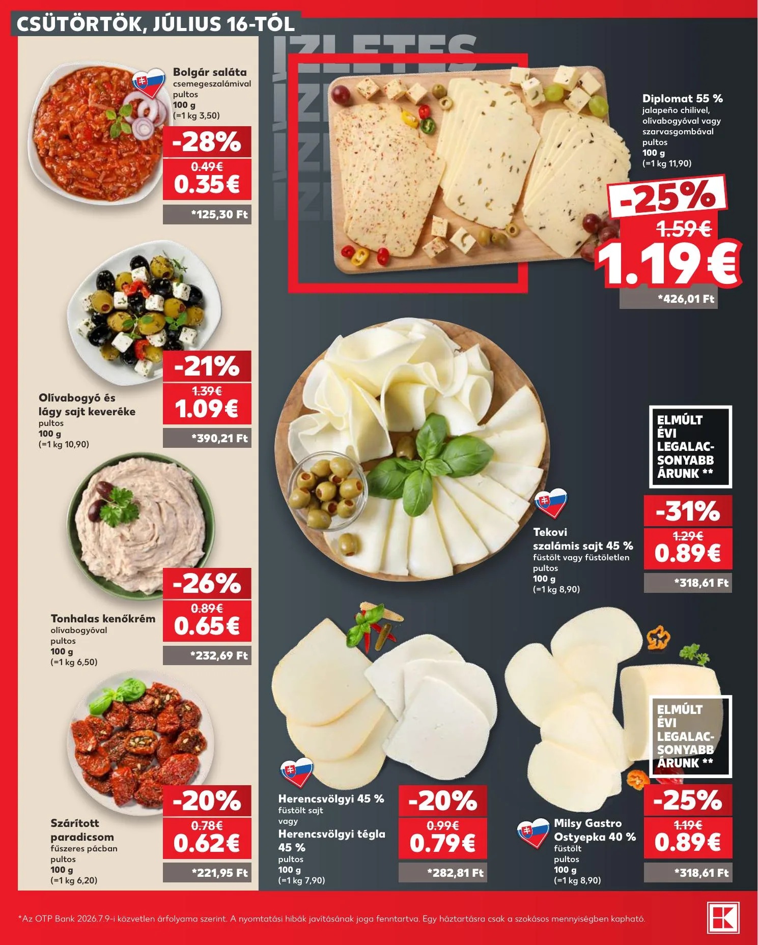 Kaufland akciós újság Losonc Rozsnyo Toketerebes Nagykurtos 07.16–07.22 – 14. oldal