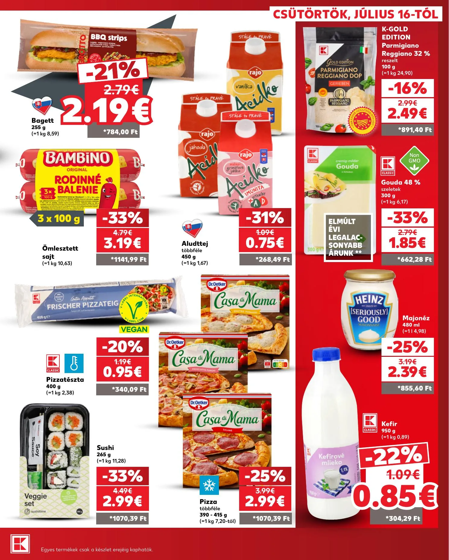 Kaufland akciós újság Losonc Rozsnyo Toketerebes Nagykurtos 07.16–07.22 – 23. oldal