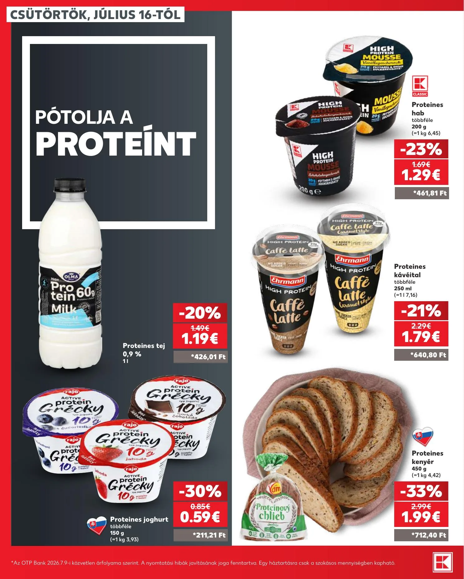 Kaufland akciós újság Losonc Rozsnyo Toketerebes Nagykurtos 07.16–07.22 – 24. oldal