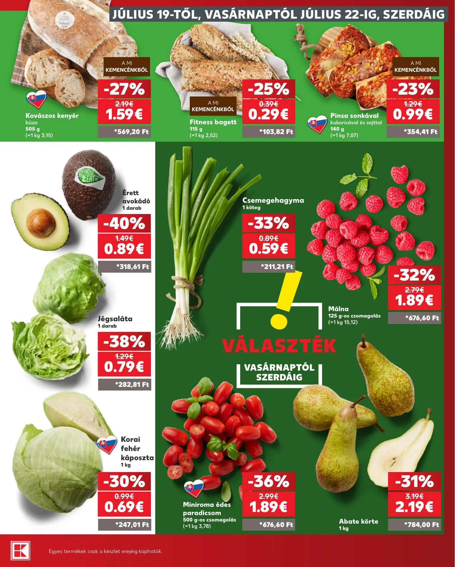 Kaufland akciós újság Losonc Rozsnyo Toketerebes Nagykurtos 07.16–07.22 – 33. oldal