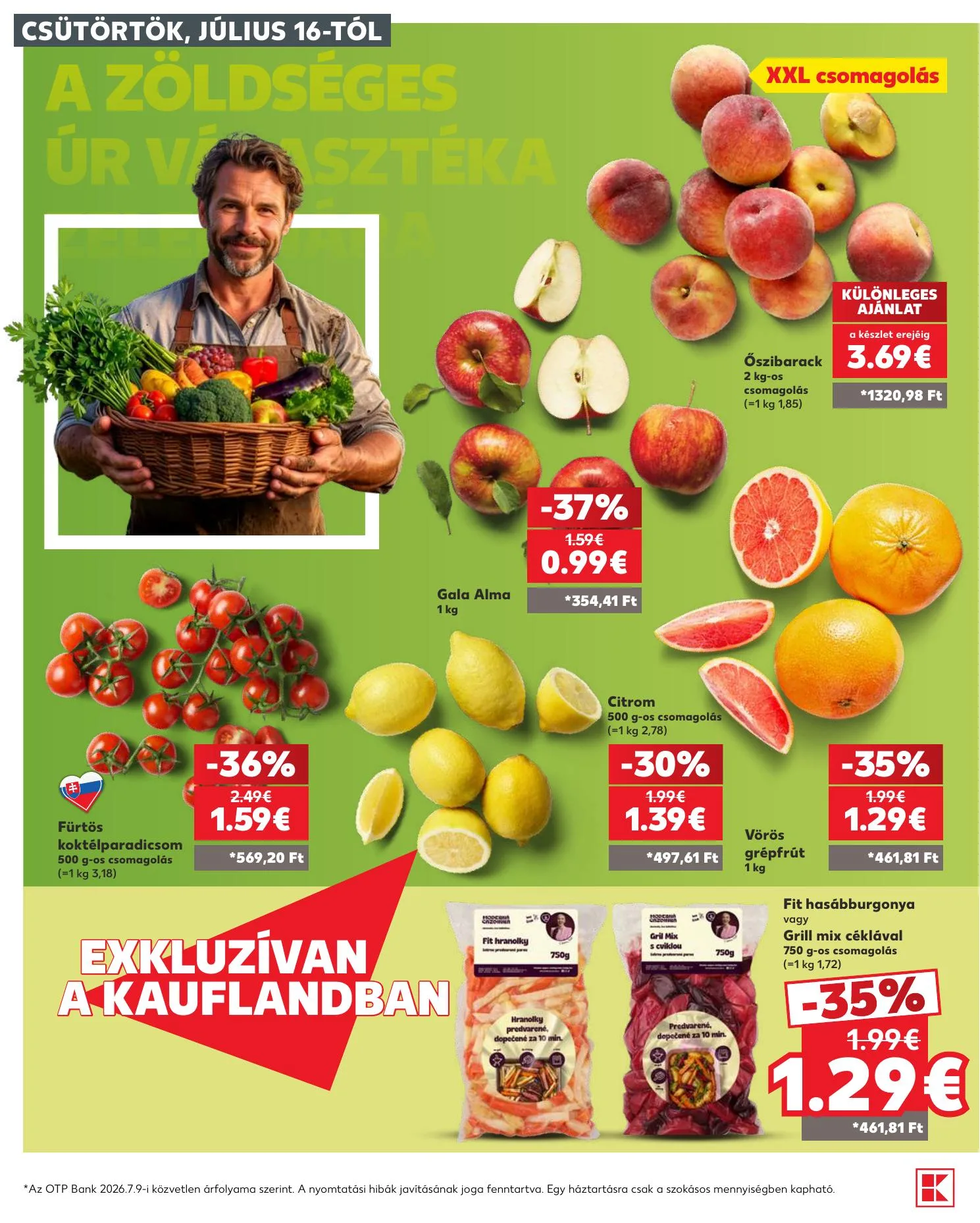 Kaufland akciós újság Losonc Rozsnyo Toketerebes Nagykurtos 07.16–07.22 – 6. oldal