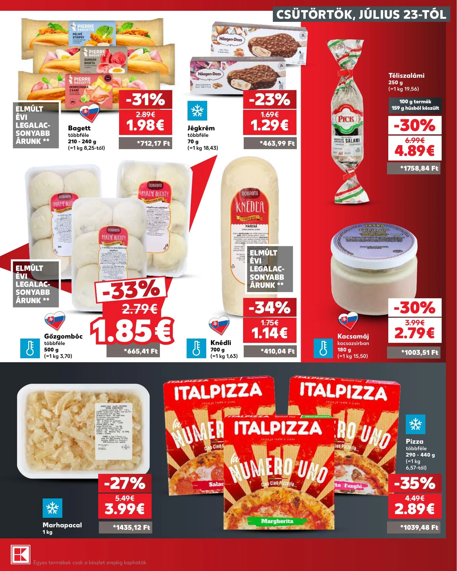 Kaufland akciós újság Losonc Rozsnyo Toketerebes Nagykurtos 07.23–07.29 – 19. oldal