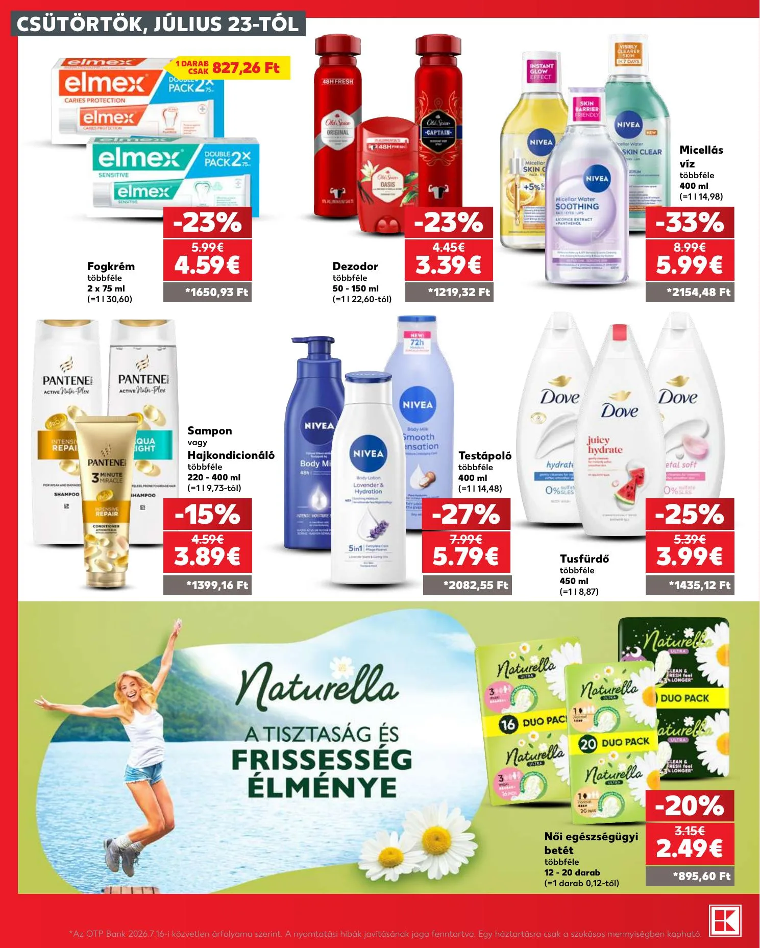 Kaufland akciós újság Losonc Rozsnyo Toketerebes Nagykurtos 07.23–07.29 – 28. oldal