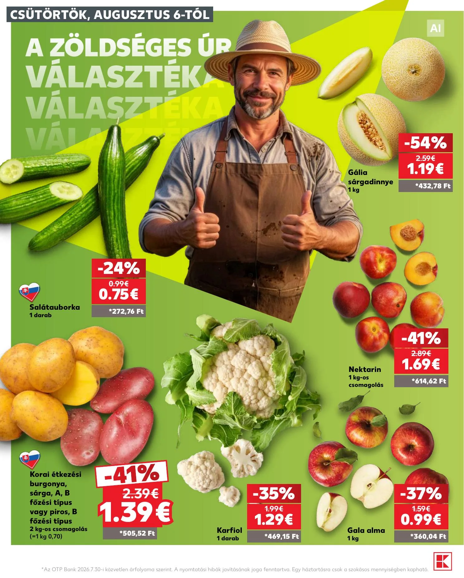 Kaufland akciós újság Losonc Rozsnyo Toketerebes Nagykurtos 08.06–08.12 – 4. oldal