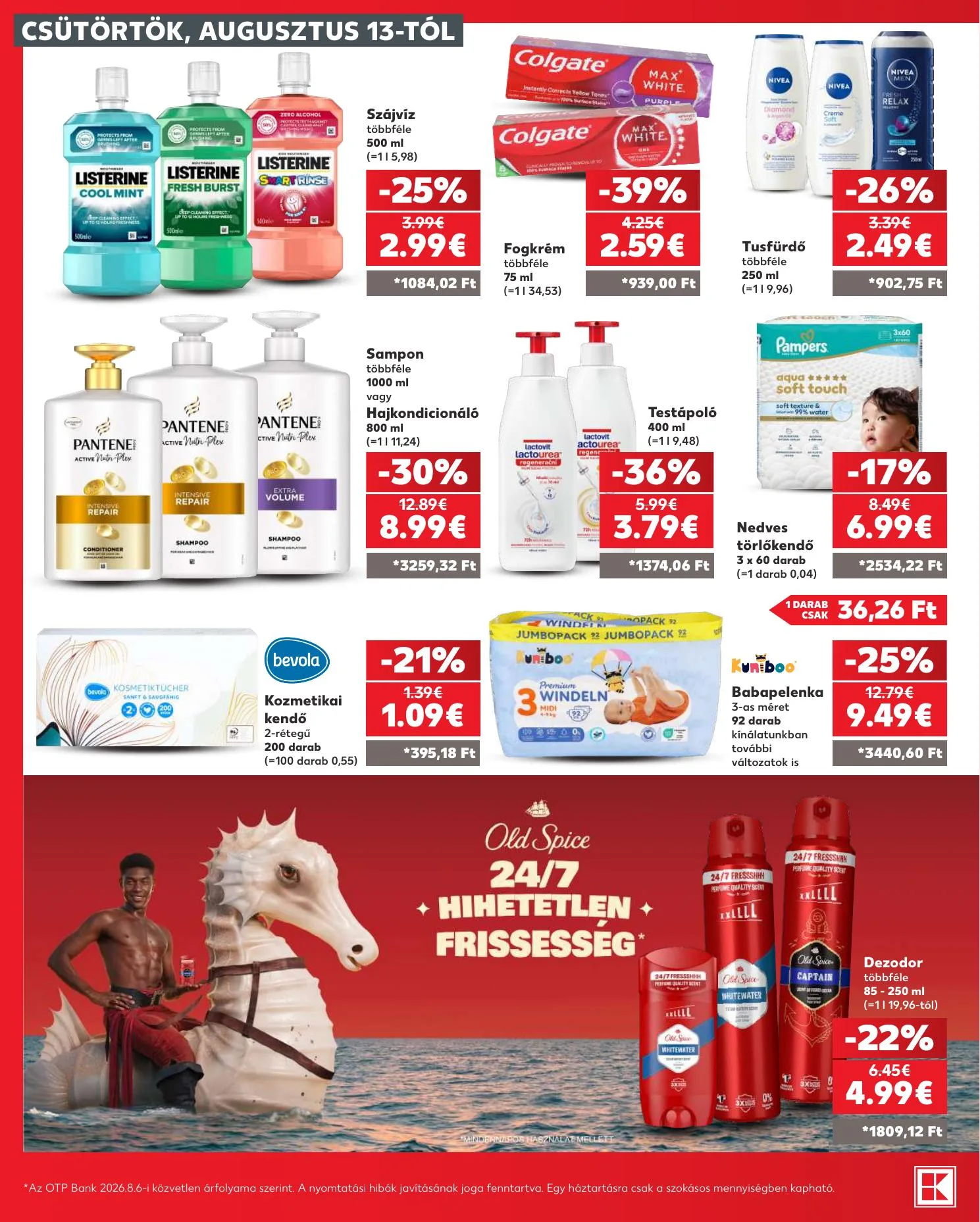 Kaufland akciós újság Losonc Rozsnyo Toketerebes Nagykurtos 08.13–08.19 – 28. oldal