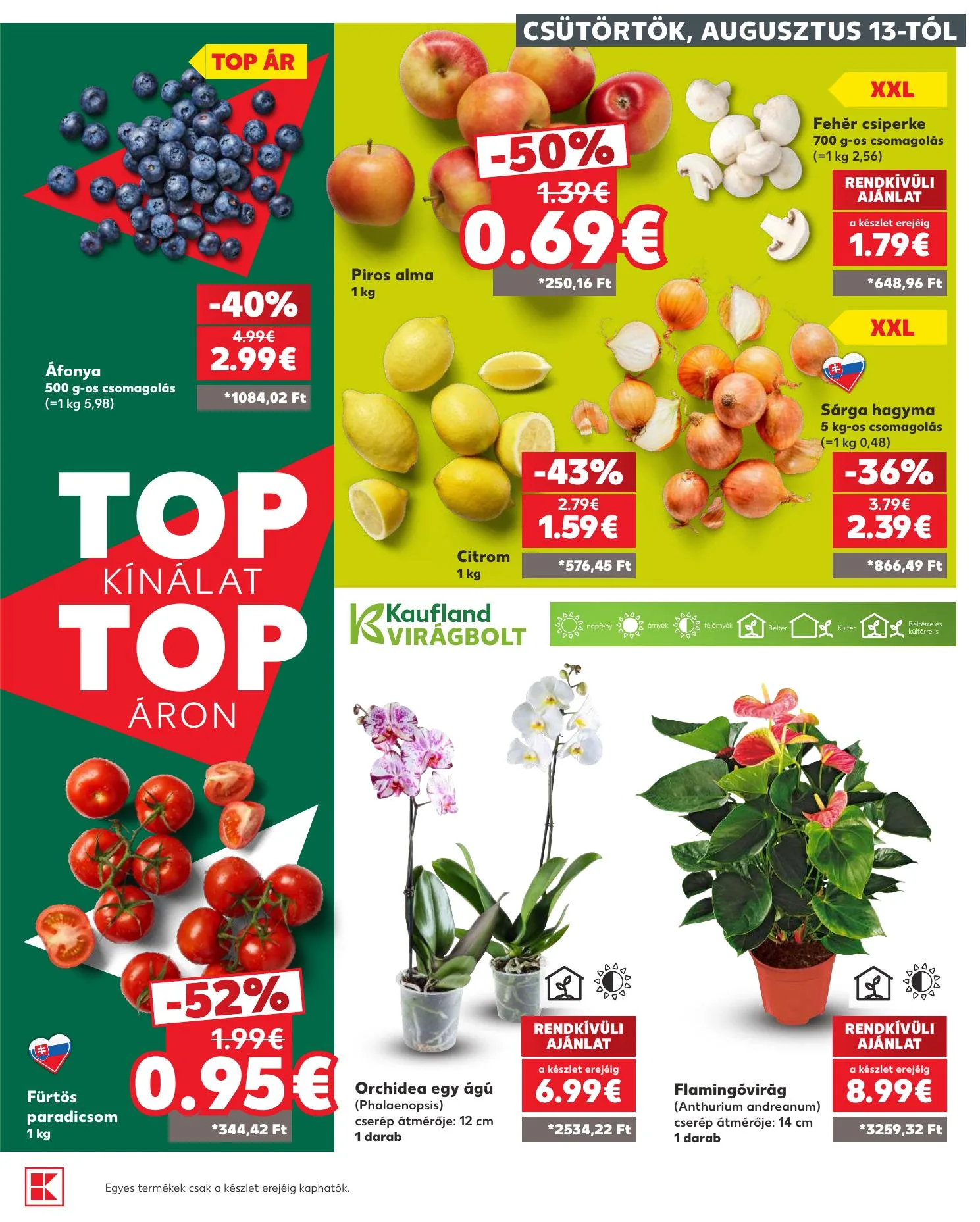 Kaufland akciós újság Losonc Rozsnyo Toketerebes Nagykurtos 08.13–08.19 – 5. oldal