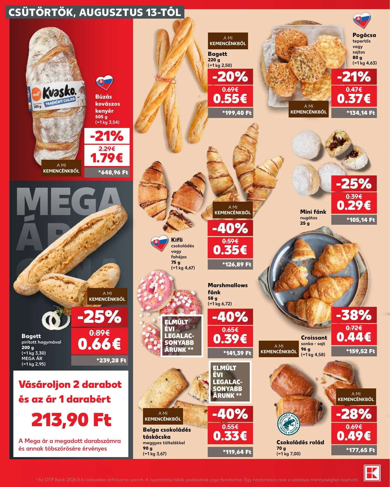 Kaufland akciós újság Losonc Rozsnyo Toketerebes Nagykurtos 08.13–08.19 – 6. oldal