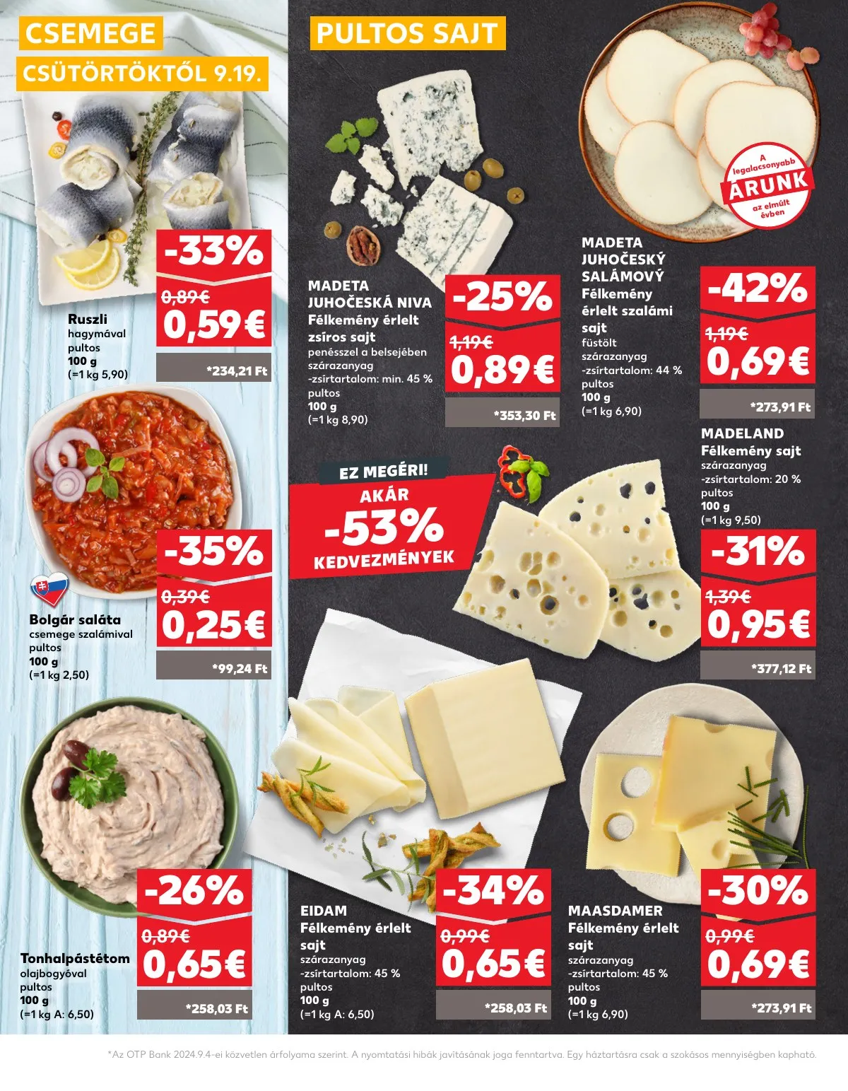 Kaufland akciós újság Pozsony Komarom 09.19–09.25 – 14. oldal