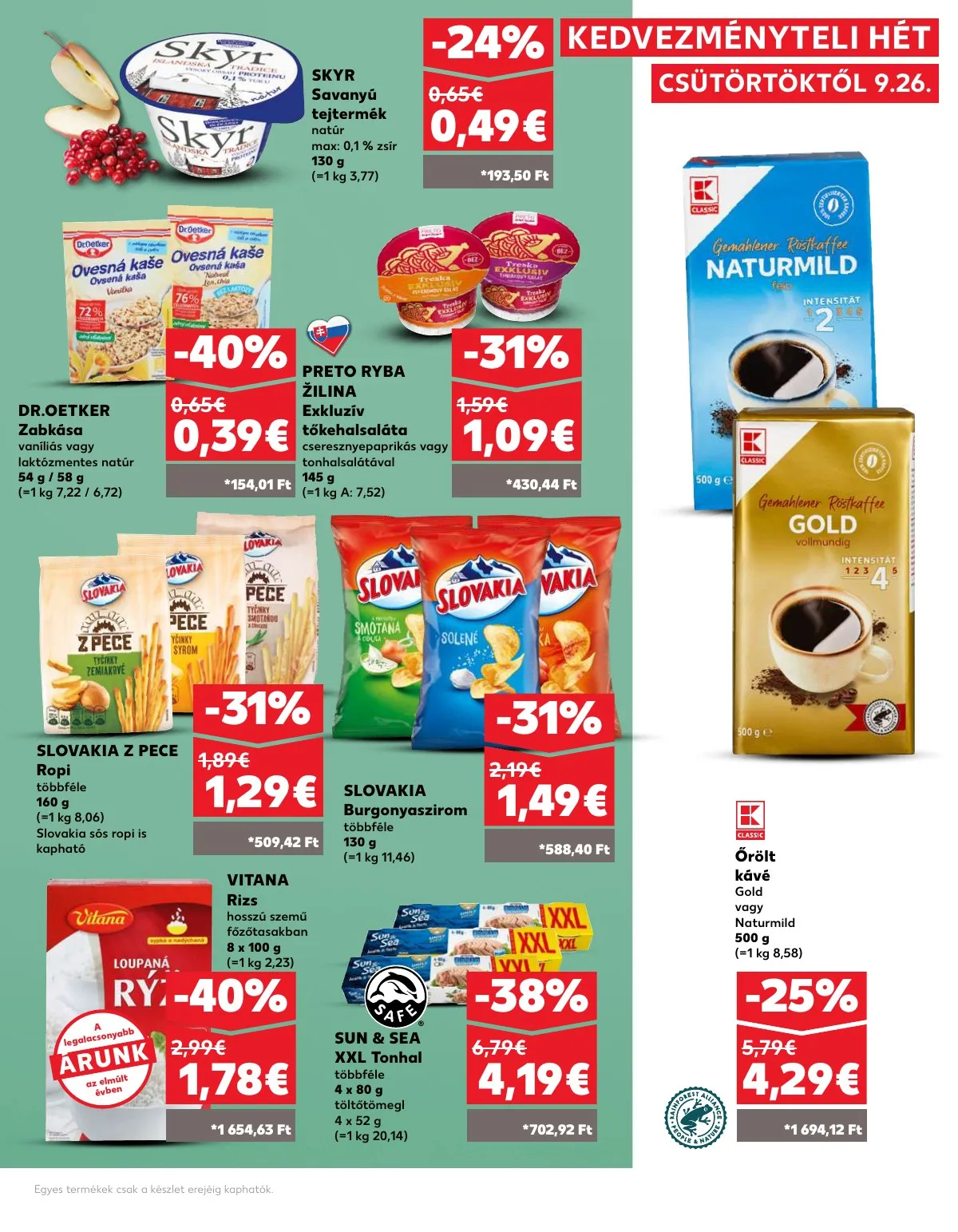 Kaufland akciós újság Pozsony Komarom 09.26–10.02 – 19. oldal