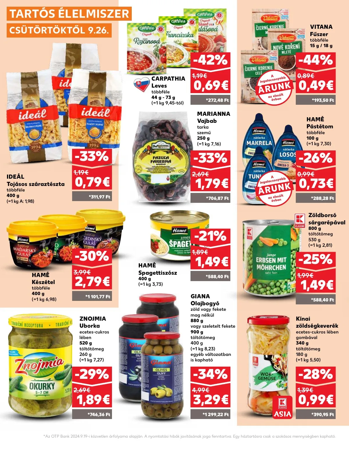 Kaufland akciós újság Pozsony Komarom 09.26–10.02 – 26. oldal