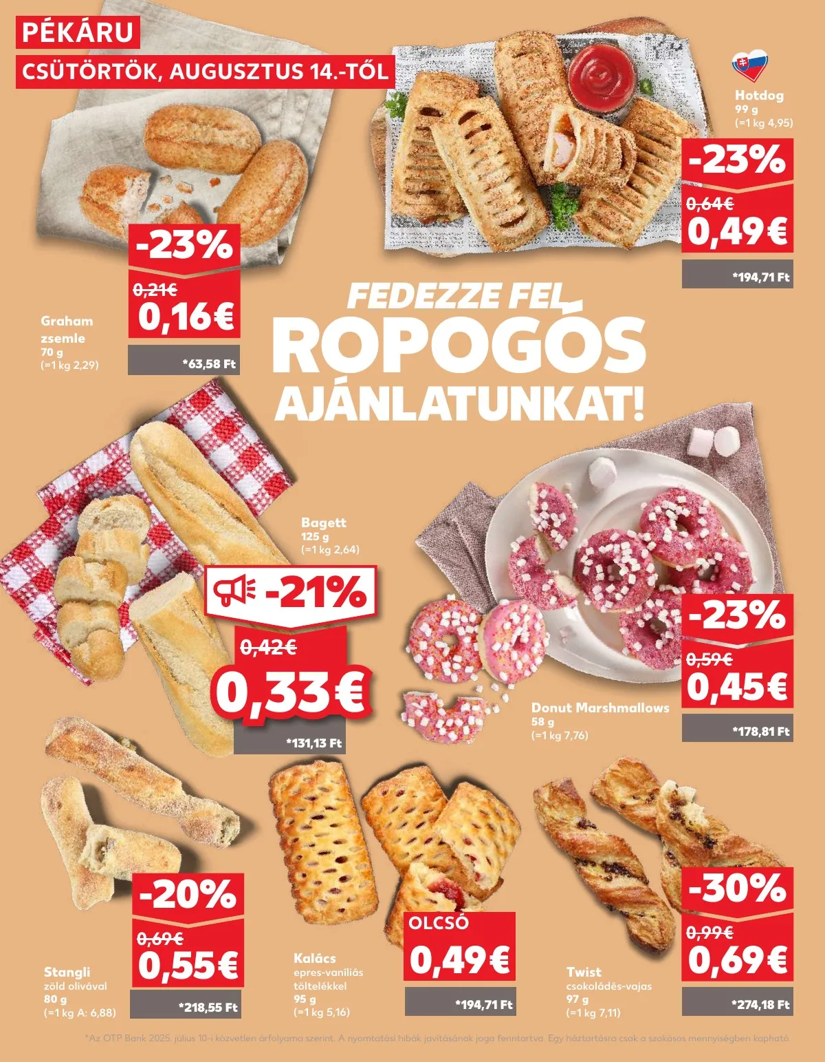 Kaufland akciós újság Pozsony Komarom 08.14–08.20 – 8. oldal