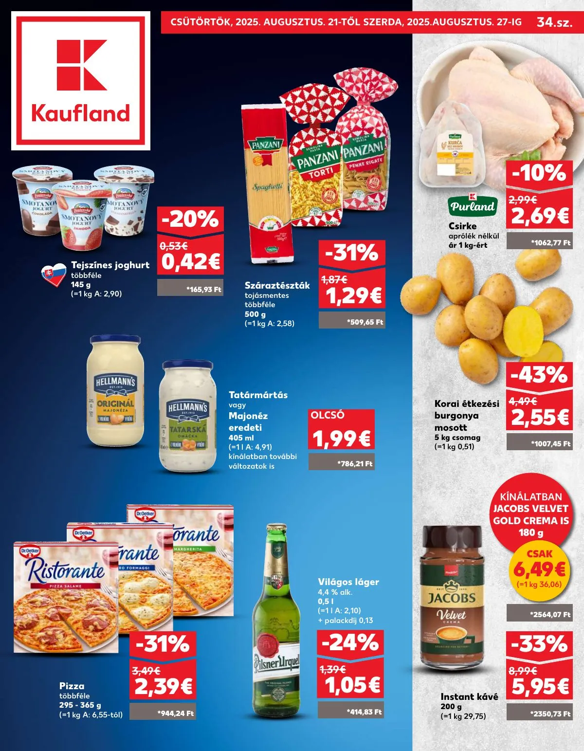 Kaufland akciós újság Pozsony Komarom 08.21–08.28