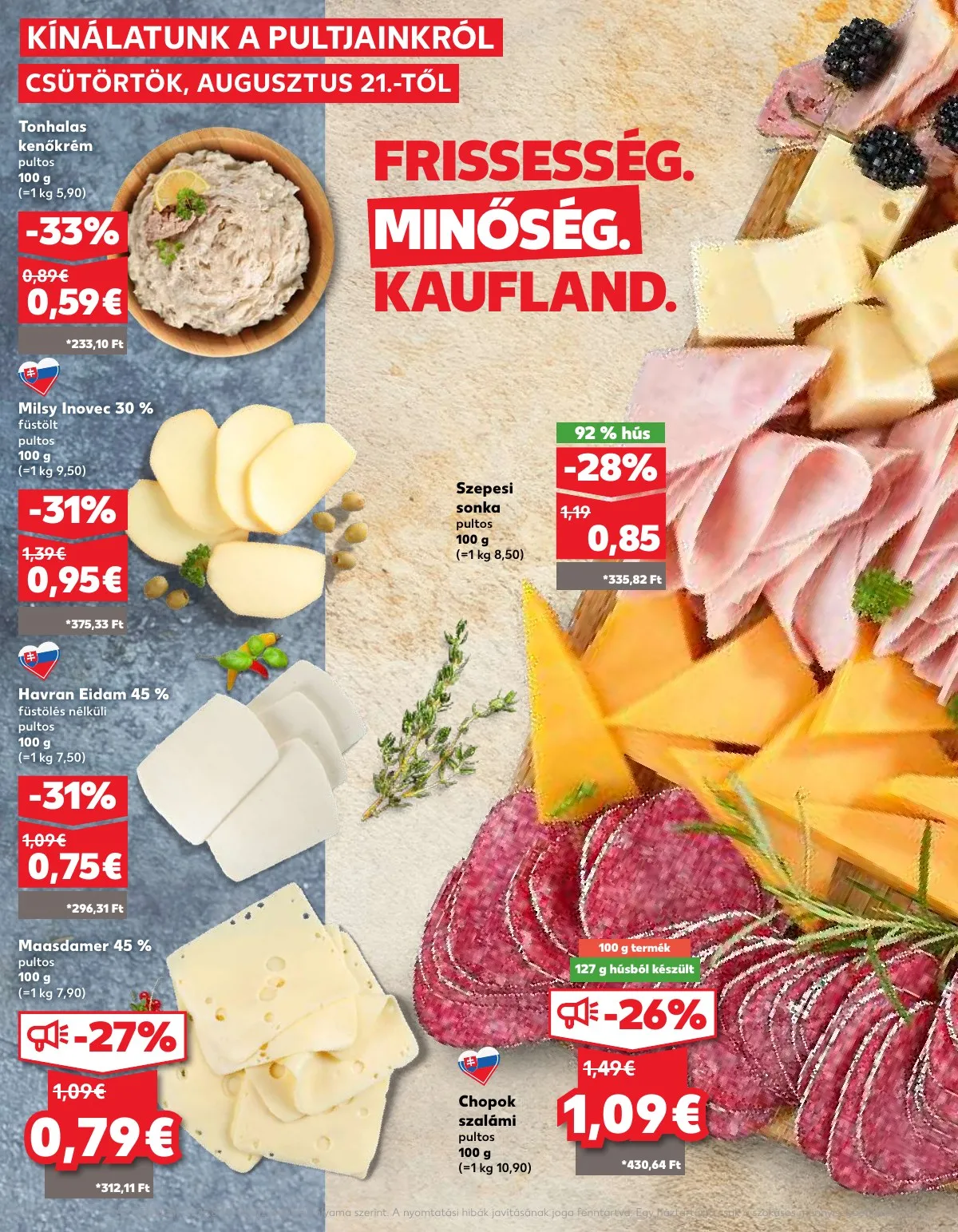 Kaufland akciós újság Pozsony Komarom 08.21–08.28 – 12. oldal