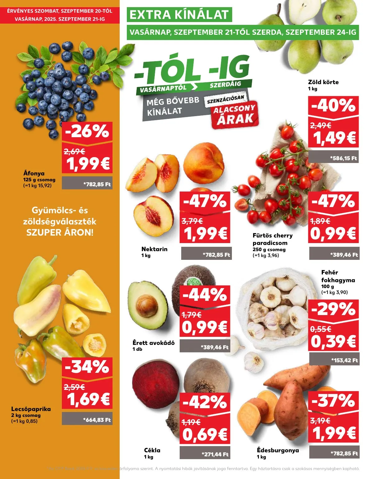 Kaufland akciós újság Pozsony Komarom 09.18–09.24 – 34. oldal