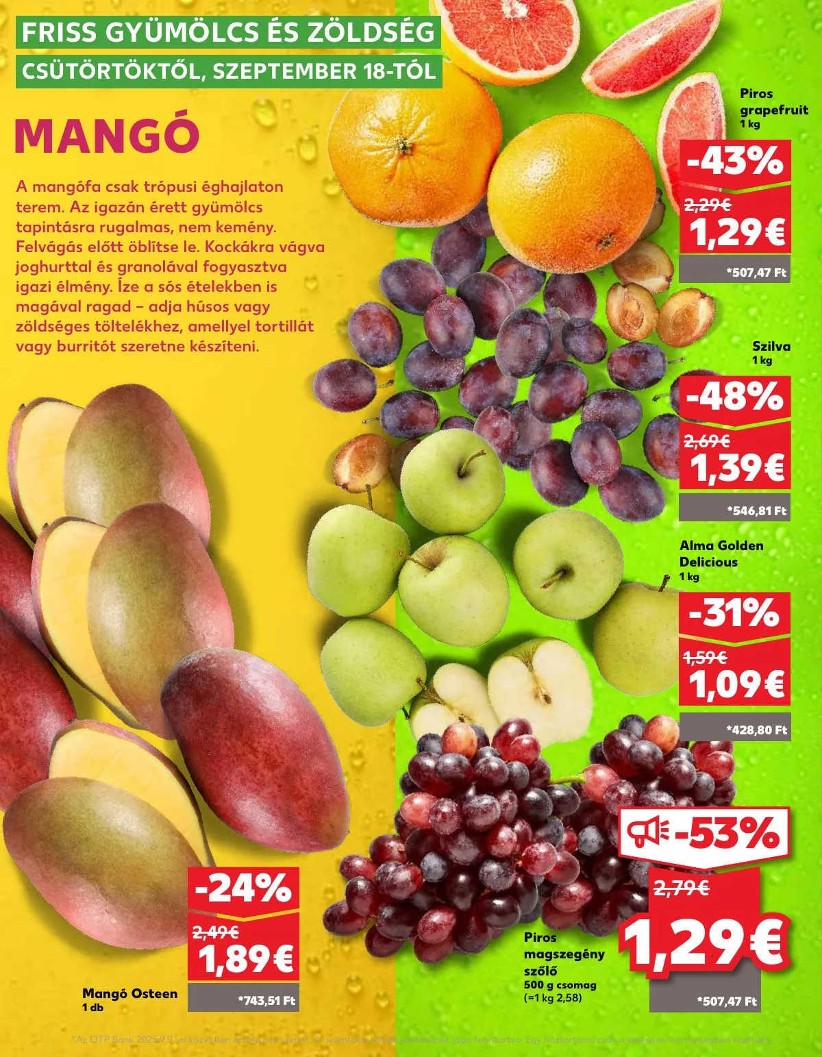 Kaufland akciós újság Pozsony Komarom 09.18–09.24 – 4. oldal