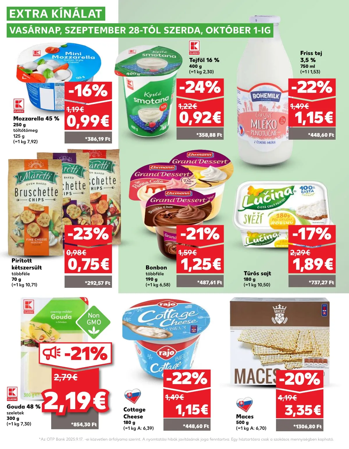 Kaufland akciós újság Pozsony Komarom 09.25–10.01 – 36. oldal