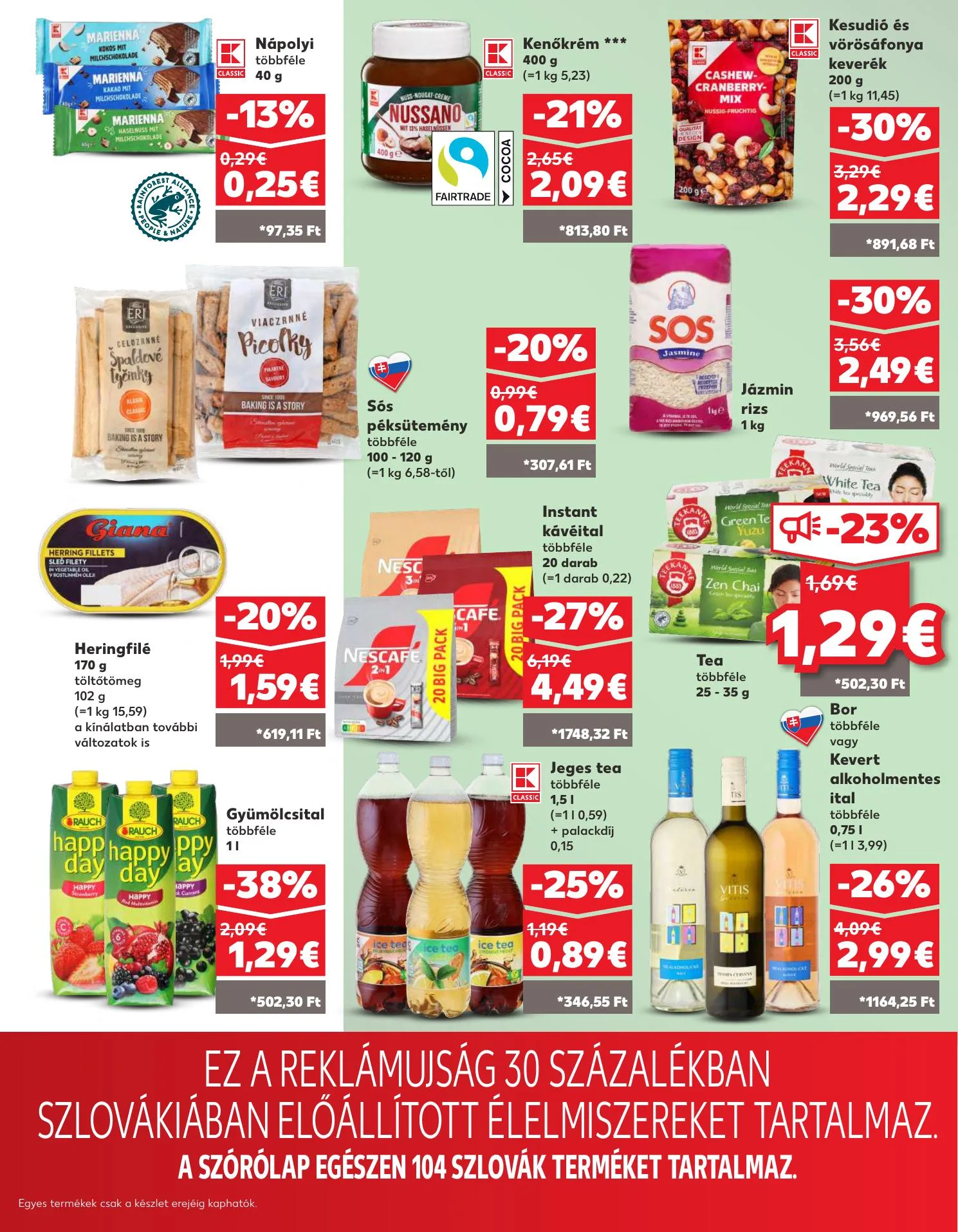 Kaufland akciós újság Pozsony Komarom 04.01–04.08 – 33. oldal