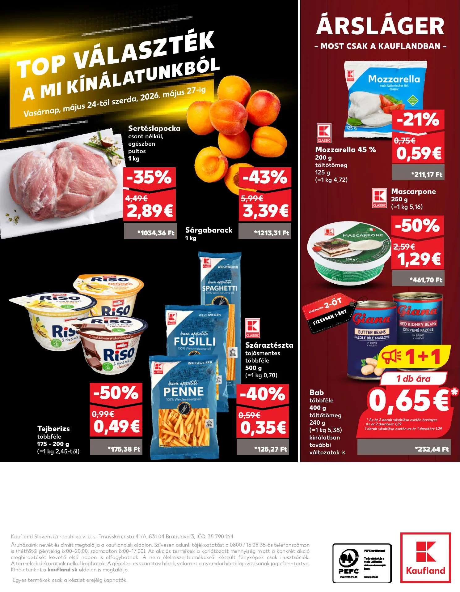 Kaufland akciós újság Pozsony Komarom 05.21–05.27 – 34. oldal