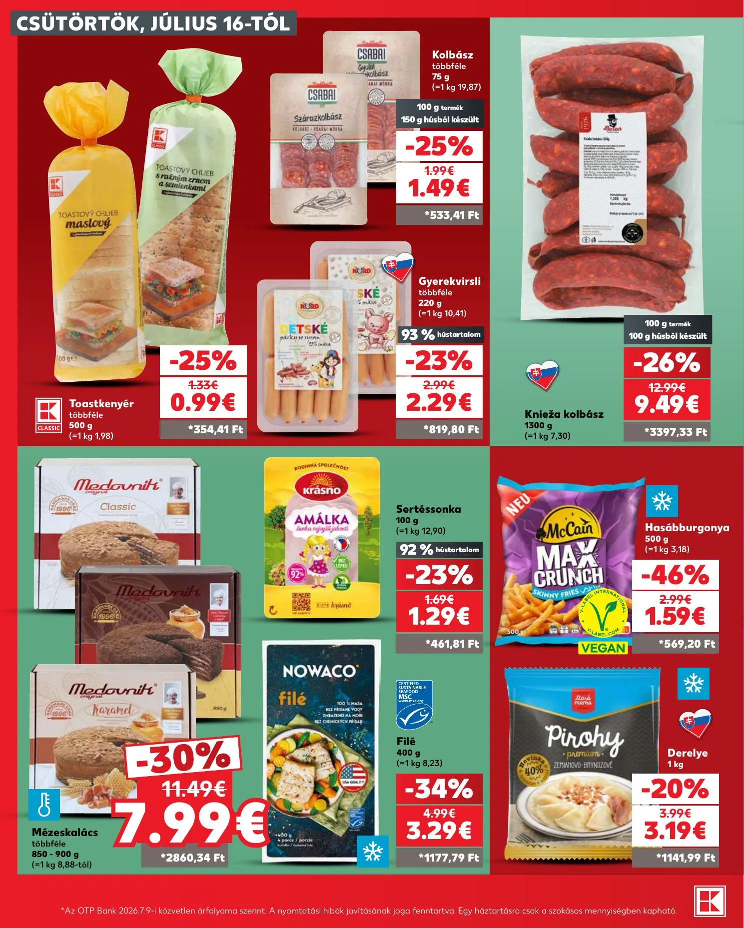 Kaufland akciós újság Pozsony Komarom 07.16–07.22 – 18. oldal