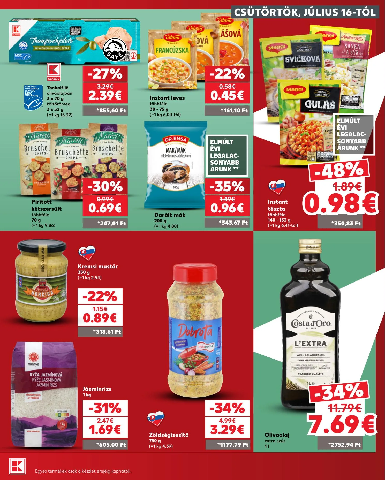 Kaufland akciós újság Pozsony Komarom 07.16–07.22 – 19. oldal
