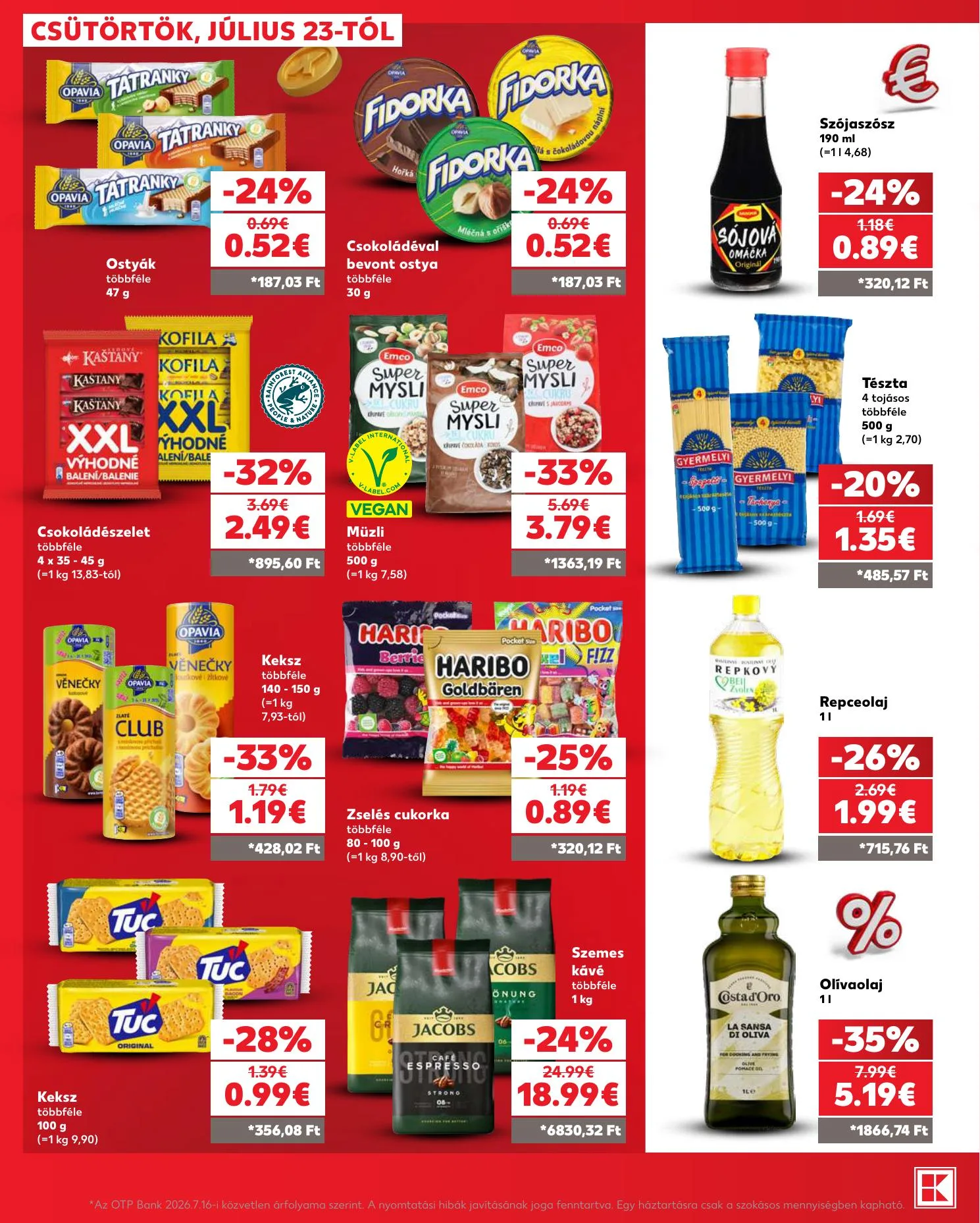 Kaufland akciós újság Pozsony Komarom 07.23–07.29 – 16. oldal