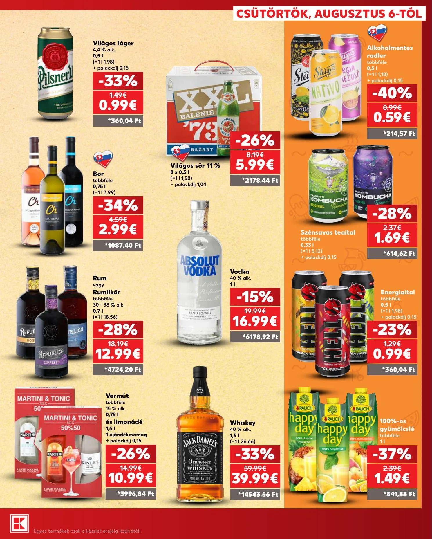 Kaufland akciós újság Pozsony Komarom 08.06–08.12 – 17. oldal