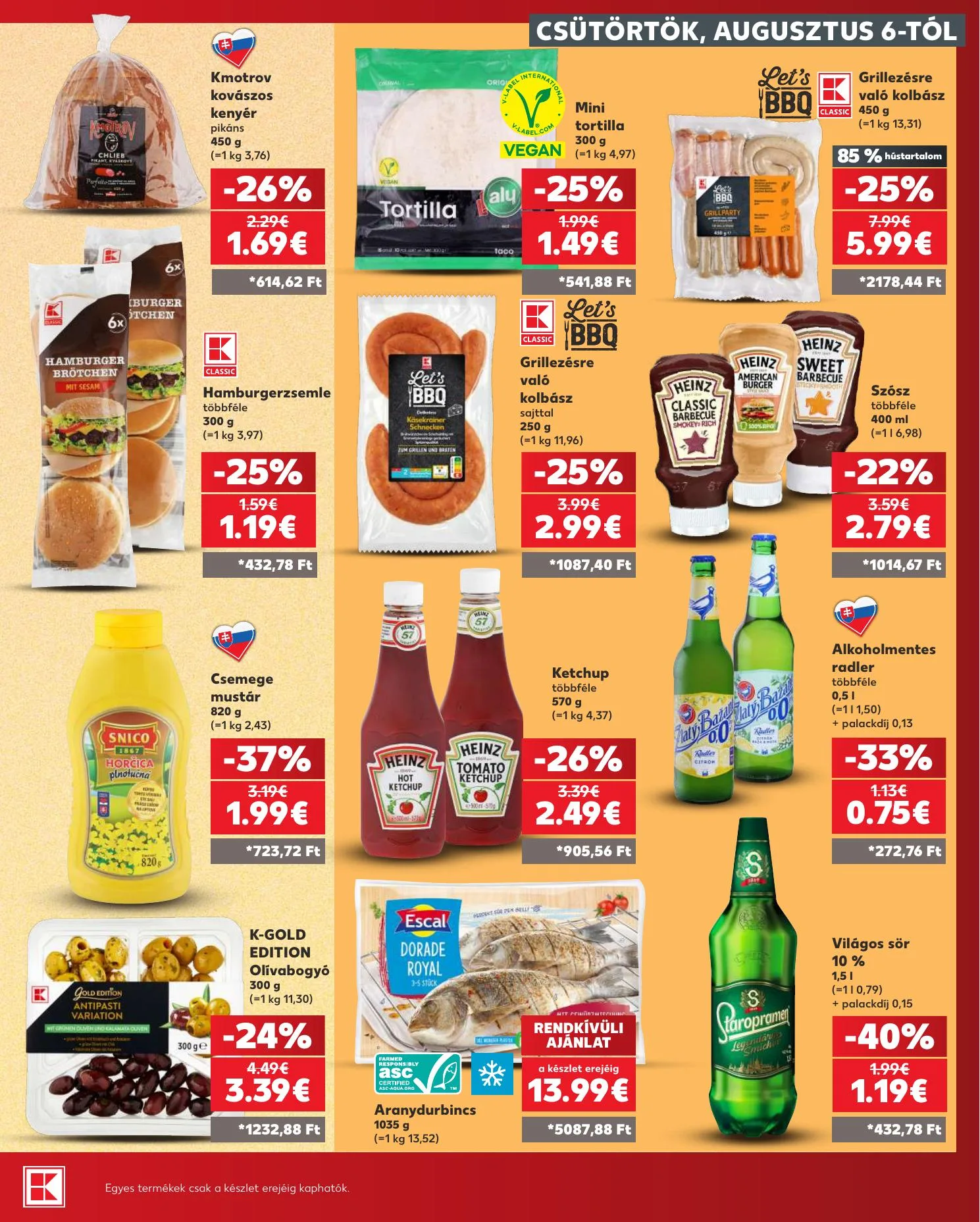 Kaufland akciós újság Pozsony Komarom 08.06–08.12 – 19. oldal