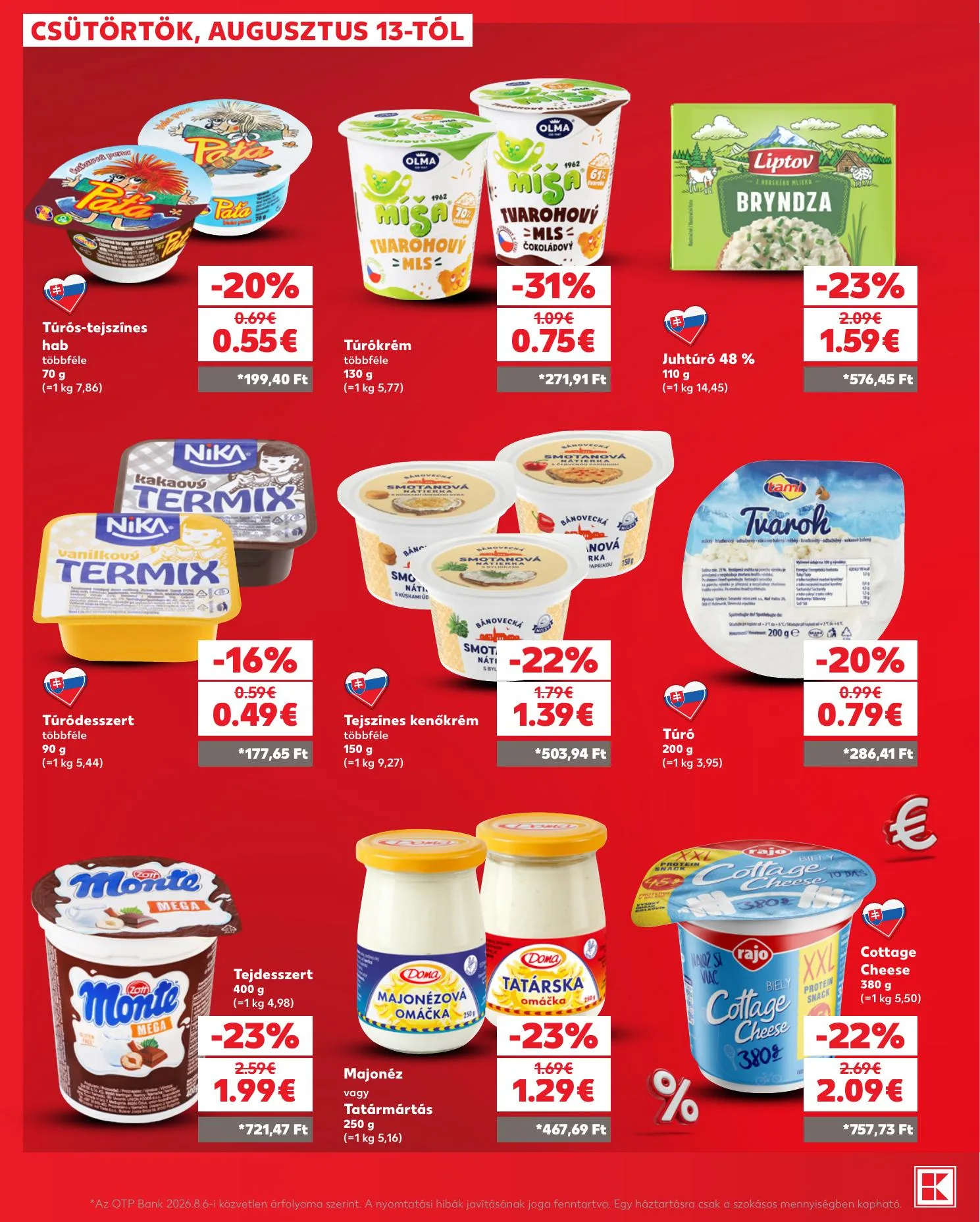 Kaufland akciós újság Pozsony Komarom 08.13–08.19 – 12. oldal