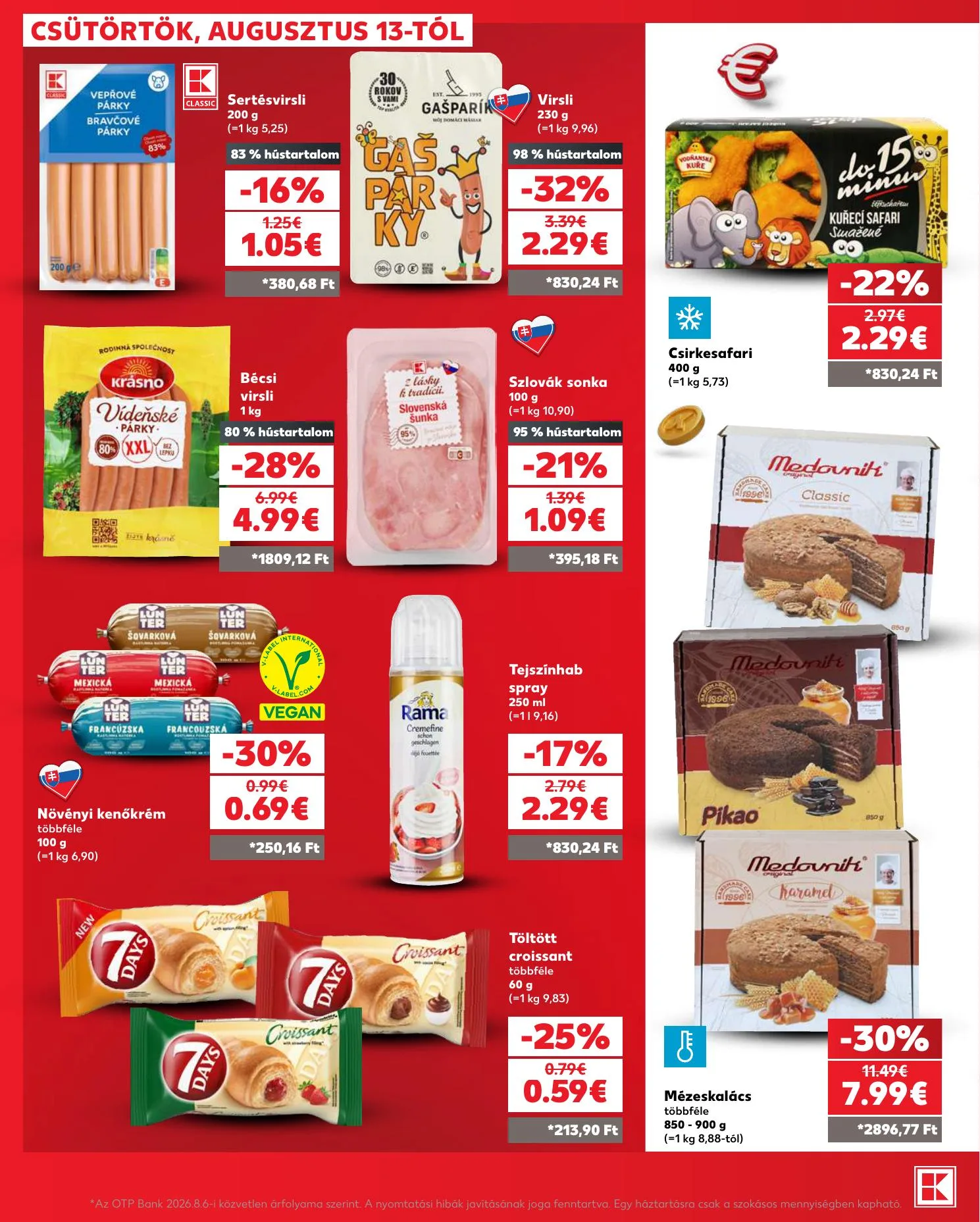 Kaufland akciós újság Pozsony Komarom 08.13–08.19 – 14. oldal