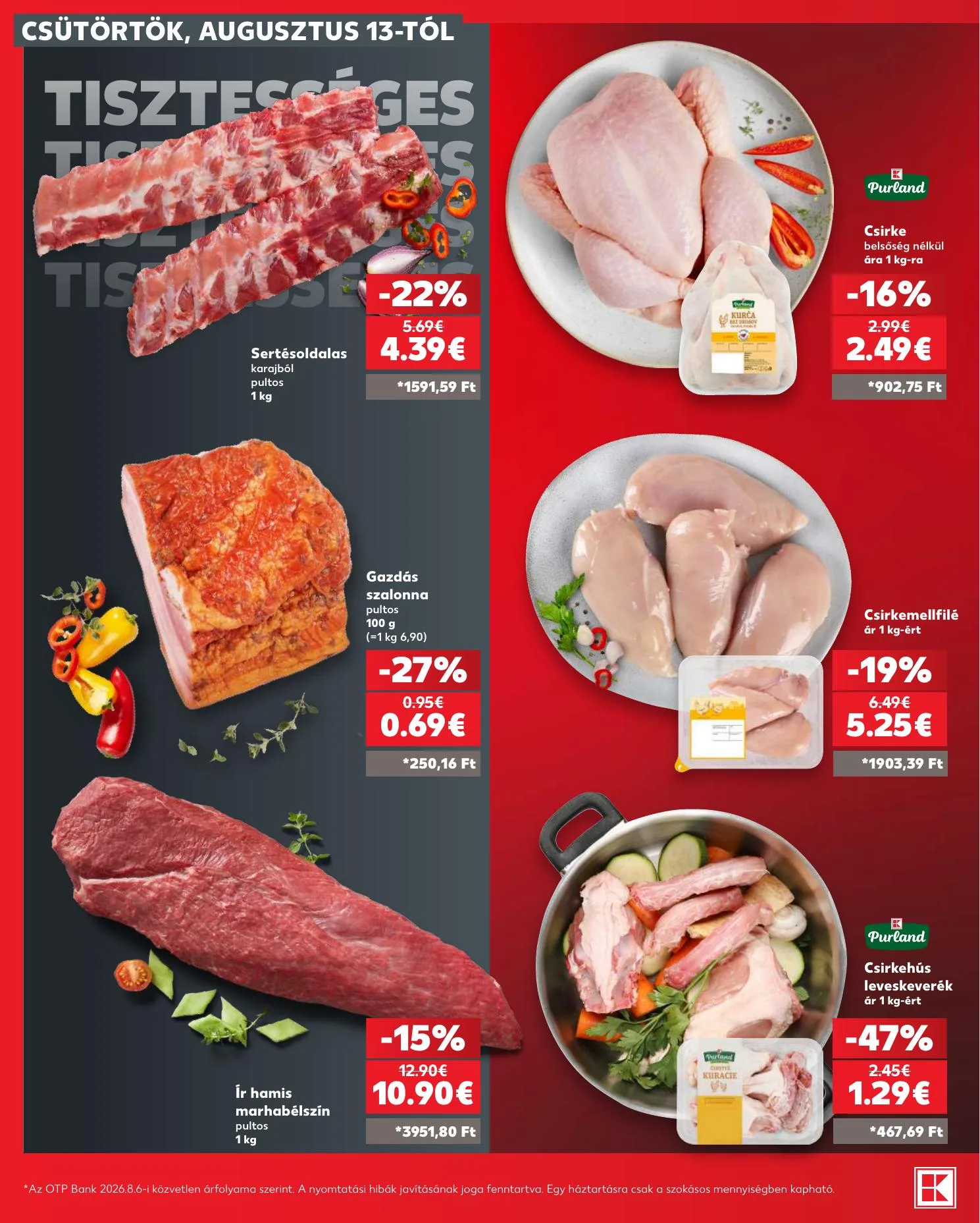 Kaufland akciós újság Pozsony Komarom 08.13–08.19 – 8. oldal