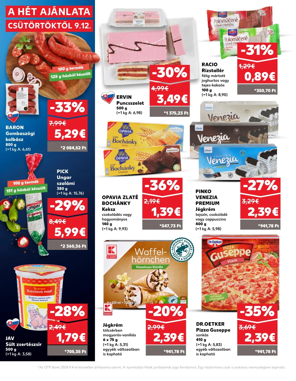 Kaufland akciós újság Somorja Dunaszerdahely Nagymegyer 09.12–09.18 – 18. oldal