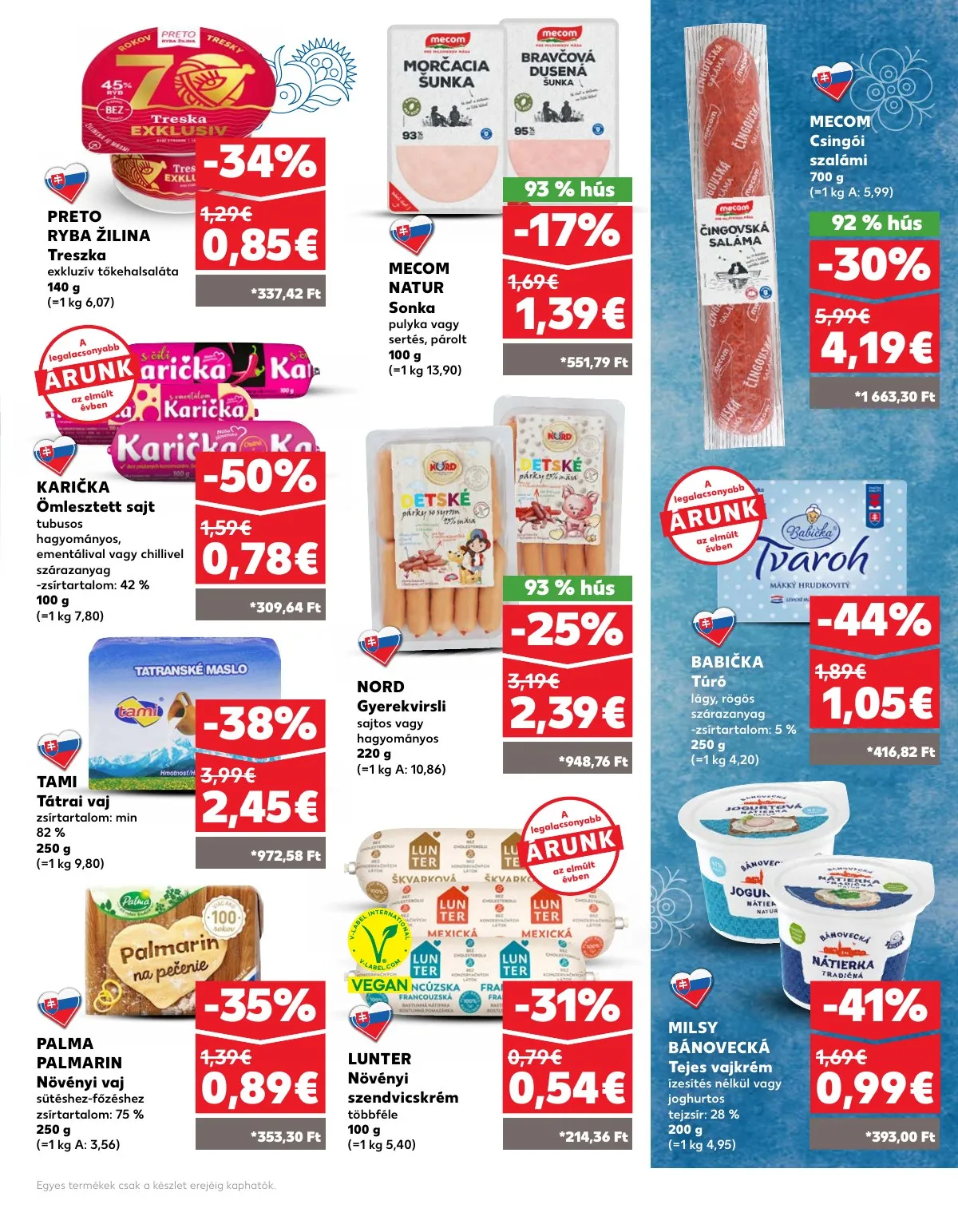 Kaufland akciós újság Somorja Dunaszerdahely Nagymegyer 09.19–09.25 – 17. oldal
