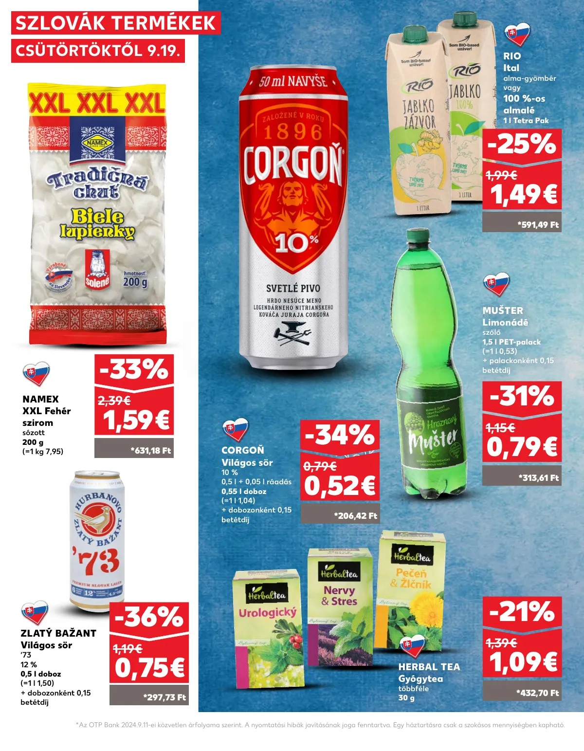 Kaufland akciós újság Somorja Dunaszerdahely Nagymegyer 09.19–09.25 – 20. oldal