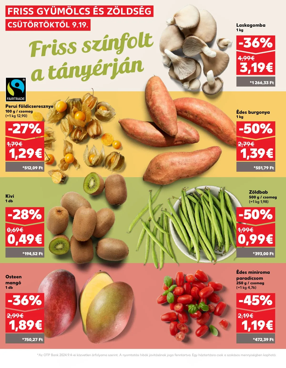 Kaufland akciós újság Somorja Dunaszerdahely Nagymegyer 09.19–09.25 – 6. oldal
