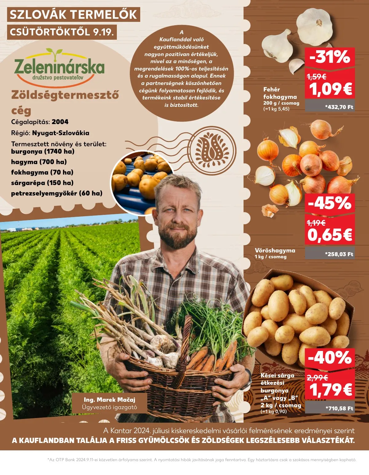 Kaufland akciós újság Somorja Dunaszerdahely Nagymegyer 09.19–09.25 – 8. oldal